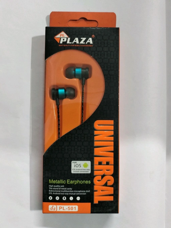 Plaza Univarsal PL-501 - 3.5mm, Black