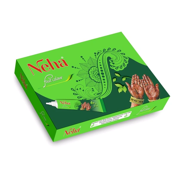 Neha Herbal Fast Color Tube - Red, 45g