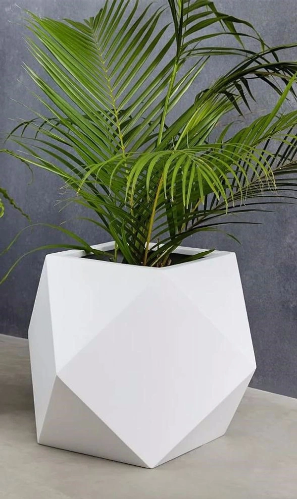 Hexagon Shape Planter - H-12, W-12