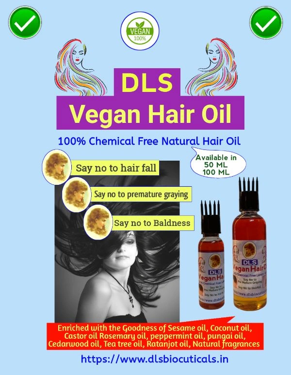 DLS Vegan Hair Oil - 200 ML