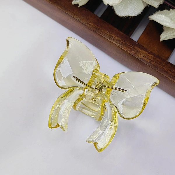 Transparent Bow Hair Claw 3