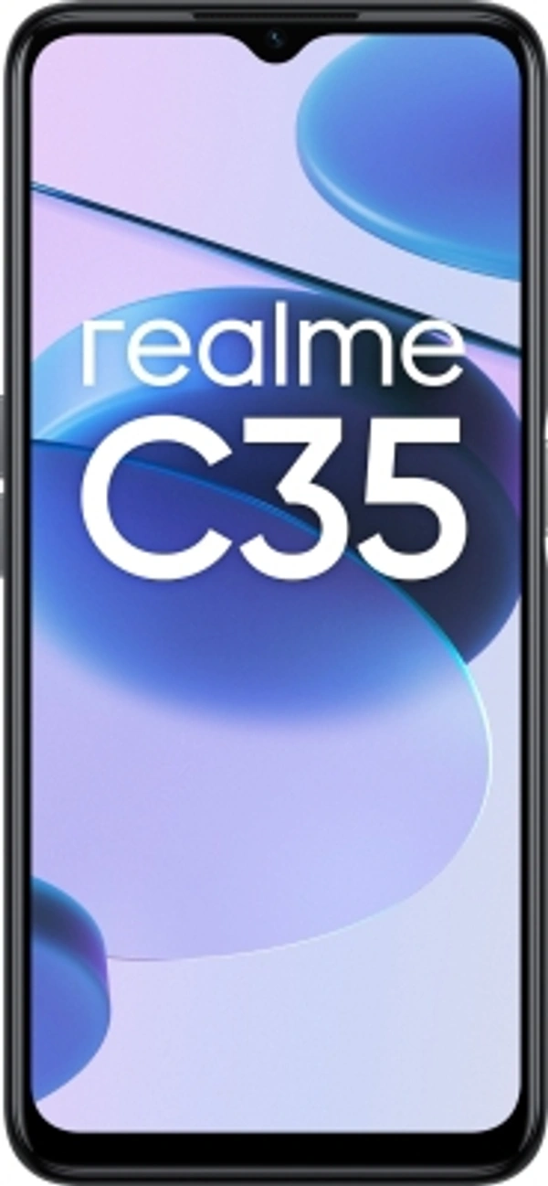 Realam C 35 realme C35 (Glowing Black, 64 GB)Color: Glowing Black, Glowing GreenStorage: 64 GB, 128 GB4 GB RAM | 64 GB ROM | Expandable Upto 1 TB16.76 cm (6.6 inch) Full HD+ Display50MP + 2MP + 0.3MP | 8MP Front Camera5000 mAh Lithium Polymer BatteryUnisoc Tiger T616 Processor7 Days Replacement Policy, No questions asked. - Glowing Black