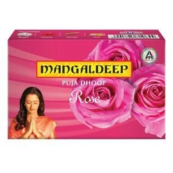 Mangaldeep Rose Dhoop Batti - 40gm
