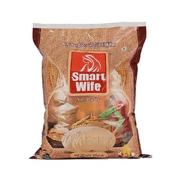 Smart Wife MP Whole Wheat Chakki Atta - 10kg