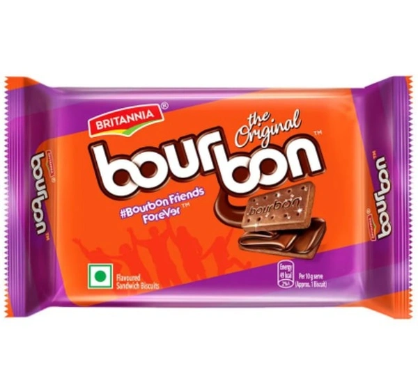 Britannia Bourbon Cream Biscuits - 60gm