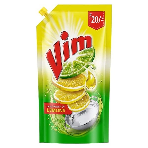 Vim Dish Wash Liquid Gel Lemon - 155ml