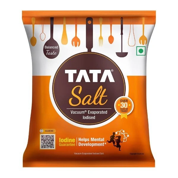 Tata Salt - Vacuum Evaporated Iodised - 1kg