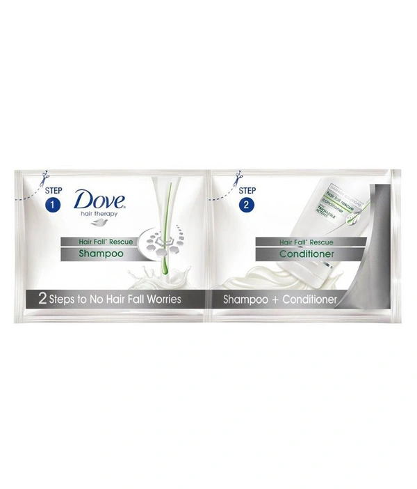 Dove Hair Fall Rescue Shampoo + Conditioner - 6ml + 6ml