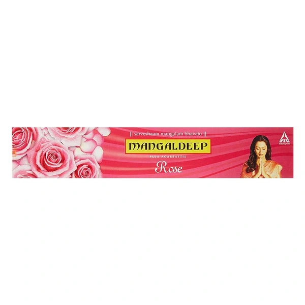 Mangal deep Rose Agarbatti - 12 Sticks