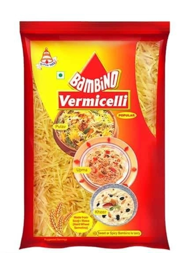 Bambino Vermicelli Plain Vermicelli - Cutting Sawaiya - 400gm