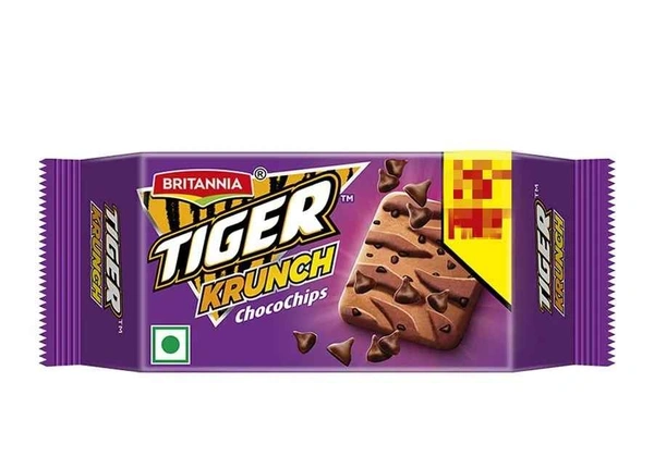 Britannia Tiger Krunch Chocolate Biscuits - Pack of 12