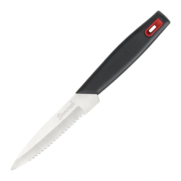 Simran Brand : Apex Kitchen Knife / Vegetable Knife / Utility Knife 22 cm with Stainless Steel Serrated Blade