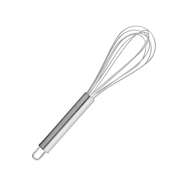 Chef's Quality Whisker Hand Blender Milk Egg Beater Whisk Shaker Frother Wire Whisk for Kitchen Baking (Stainless Steel)