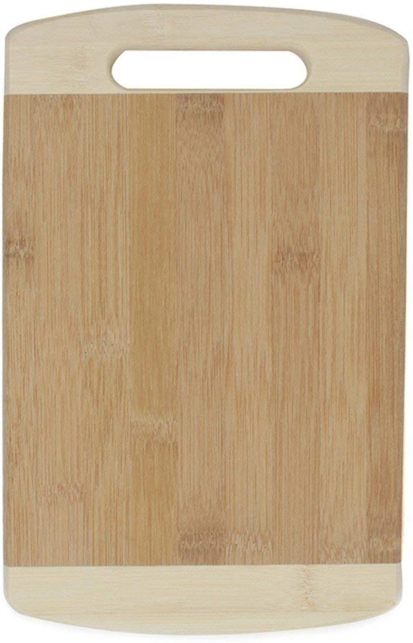 Simran : Bamboo Chopping Board Cutting Board Chopper Boards with Hand Hole Handle