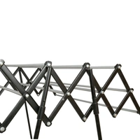 Elaxi DIY Zig Zag Cloth Drying Stand Powder Coated | Heavy Duty| Size-Regular - Regular