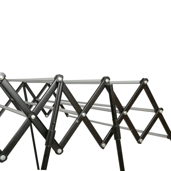 Elaxi DIY Zig Zag Cloth Drying Stand Powder Coated | Heavy Duty| Size-Regular - Regular