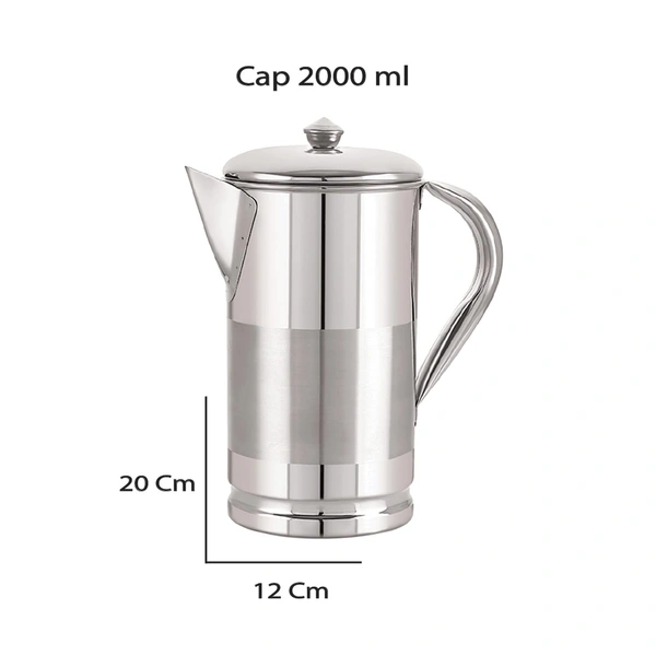 Neelam Stainless Steel Lemon Jug - 2 Litres