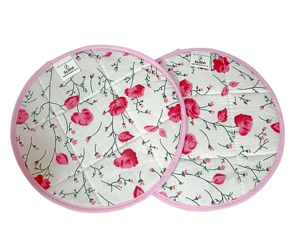 Survi Roti Rumal/ Cotton Roti Cover/Chapati Covers- Round Traditional Rumals to Keep Roti/Chapati Fresh- (Assorted Color & Designs) 