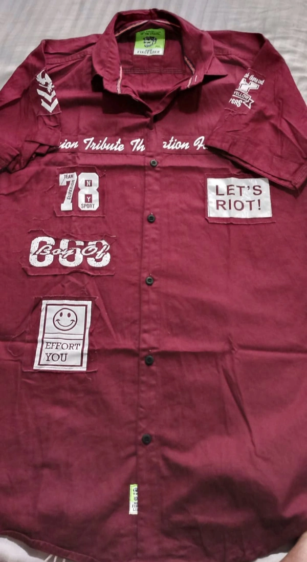 Cotton  haf Shrit - 9090660, XL