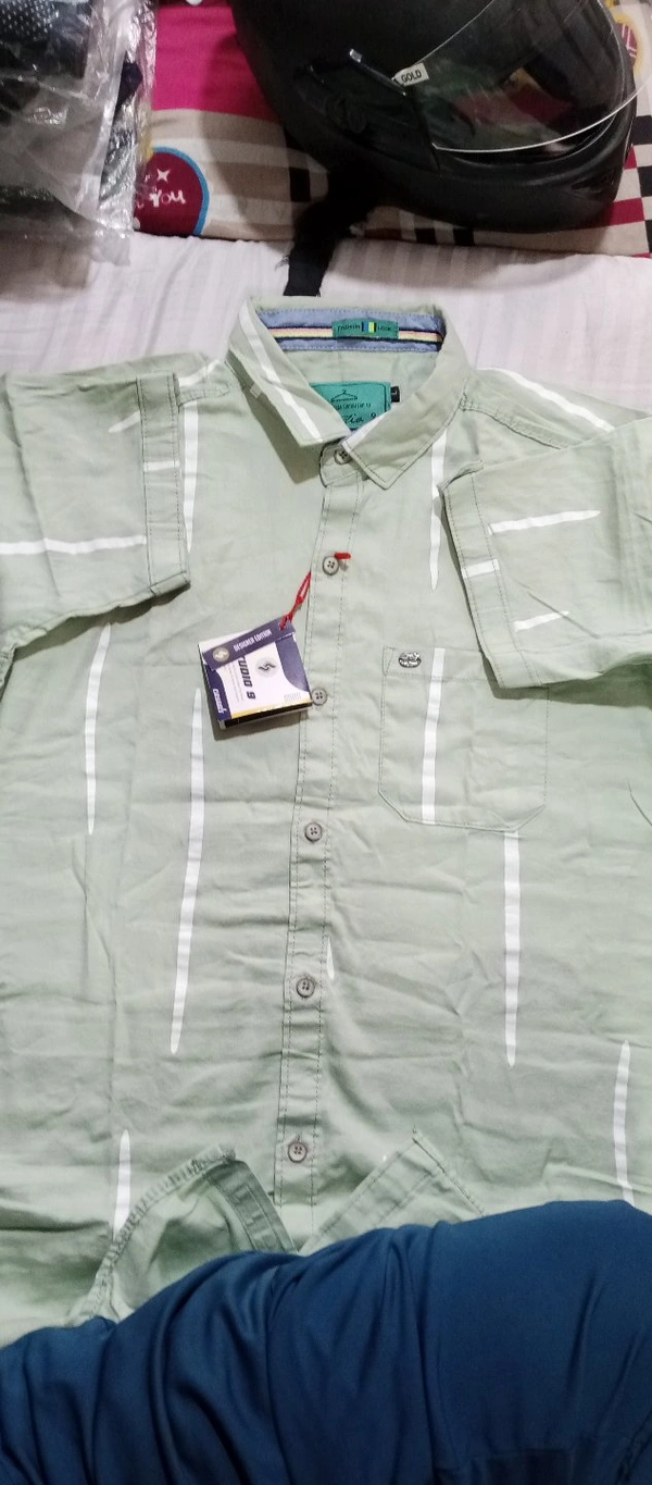 Cotton man Shirt - Off Grey, 9090660, XL
