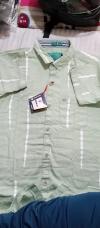 Cotton man Shirt - Off Grey, 9090660, M