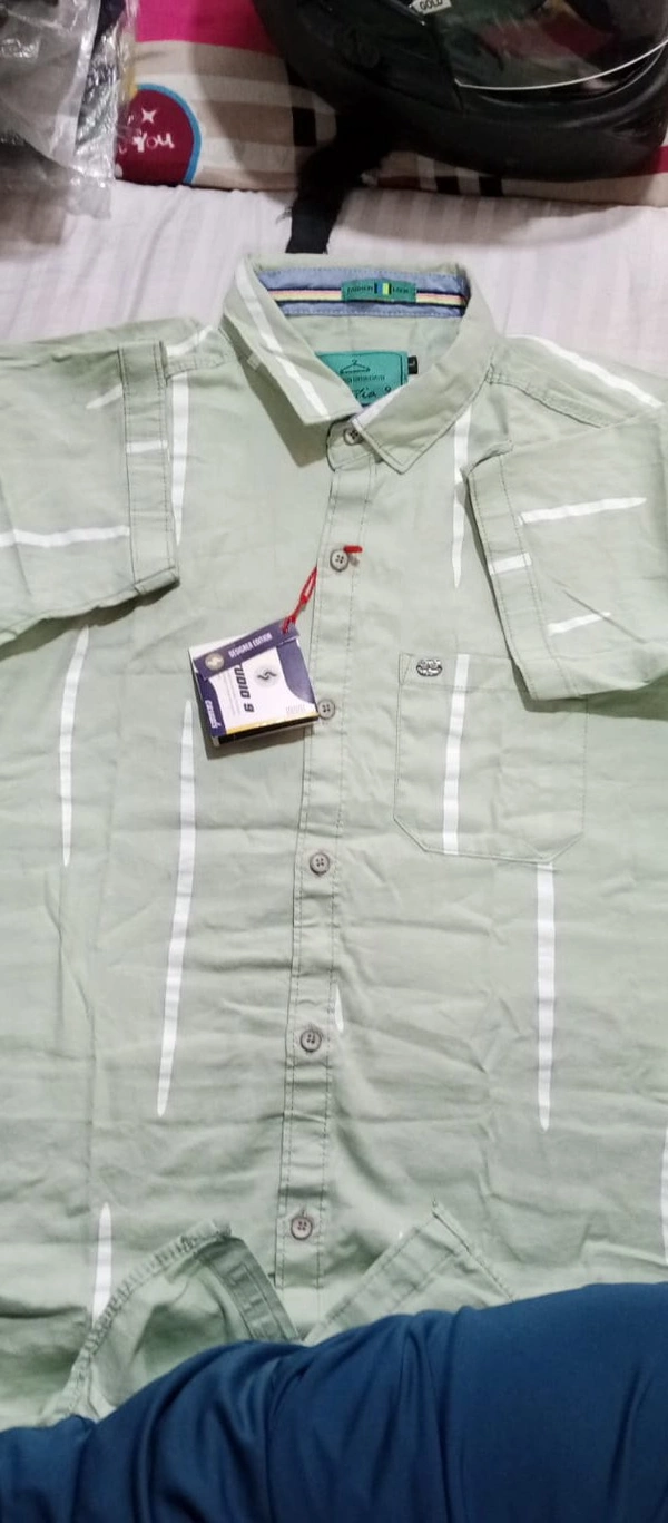 Cotton man Shirt - Off Grey, 9090660, M