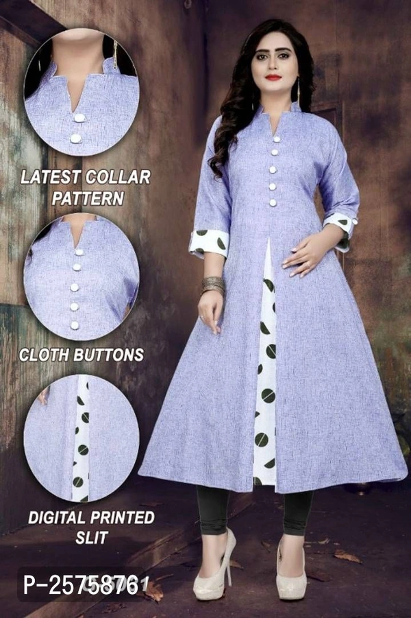 Stylish Khadi Cotton Printed Kurti For Women - P-2575876, 9886446, XL