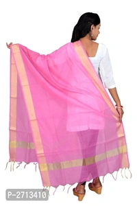 Pink Silk Solid Dupatta - P-2713410, 9886446