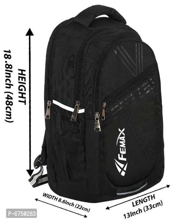 Stylish Polyester Unisex Laptop Backpack - P-6750283, 9886446