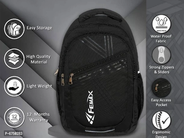 Stylish Polyester Unisex Laptop Backpack - P-6750283, 9886446