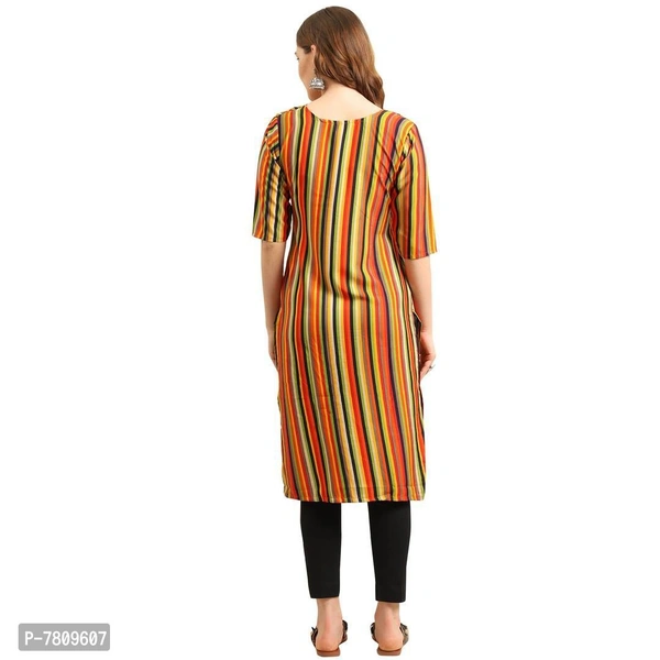 Elegant Crepe Digital Printed Straight Kurta For Women- Pack Of 6 - P-7809607, 9886446, XL