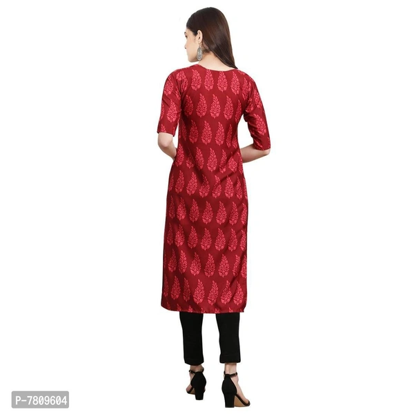 Elegant Crepe Digital Printed Straight Kurta For Women- Pack Of 6 - P-7809604, 9886446, M
