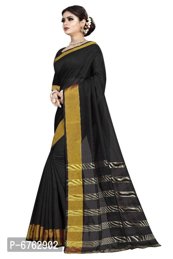 Cotton Silk Woven Saree - P-6762902, 9886446