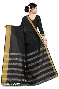 Cotton Silk Woven Saree - P-6762902, 9886446