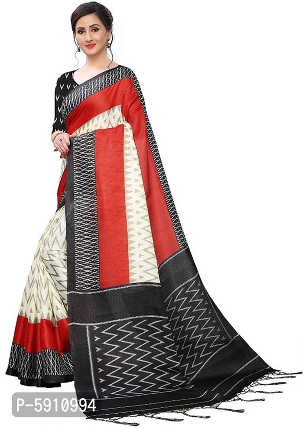 Reliable Black Khadi Silk Checked Ikat Women Saree with Blouse piece - P-5910994, 9886446