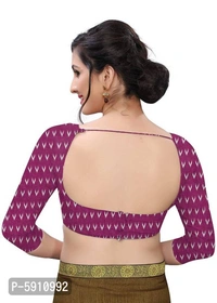 Reliable Maroon Khadi Silk Checked Ikat Women Saree with Blouse piece - P-5910992, 9886446