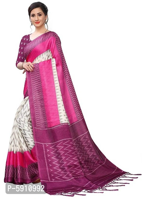 Reliable Maroon Khadi Silk Checked Ikat Women Saree with Blouse piece - P-5910992, 9886446