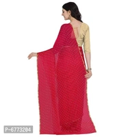 Elegant Chiffon Sarees With Blouse Piece For Women - P-6773204, 9886446, Red