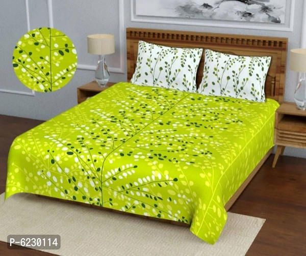 King Size Pure Cotton Double Bedspread BedSheet Bed Cover With Pillow Covers - P-6230114, 9886446