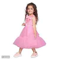 Fashion Dream Baby Girl?۪s Ruffle Hem Flower Applique Party Dress/Frock - P-8232046, 9886446, 7-8years