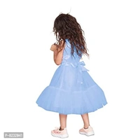 Fashion Dream Baby Girl?۪s Ruffle Hem Flower Applique Party Dress/Frock - P-8232041, 9886446, 7 years-8,Years