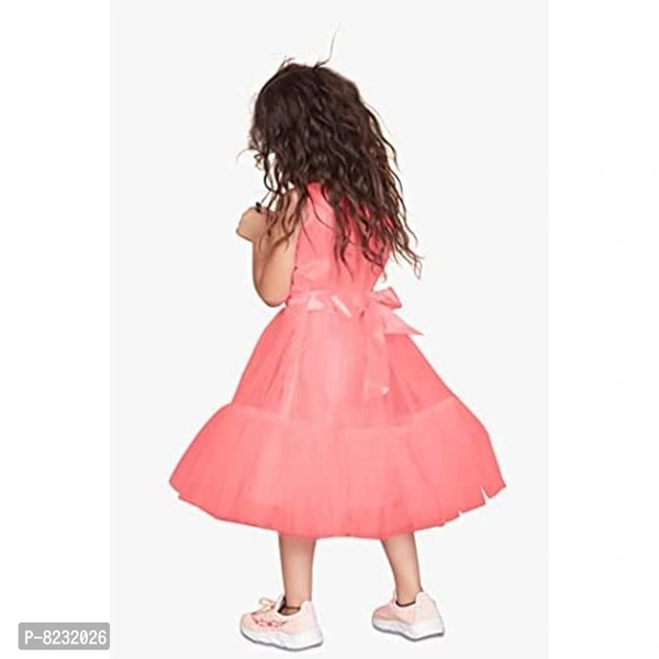 Fashion Dream Baby Girl?۪s Ruffle Hem Flower Applique Party Dress/Frock - P-8232026, 9886446, 5-6years