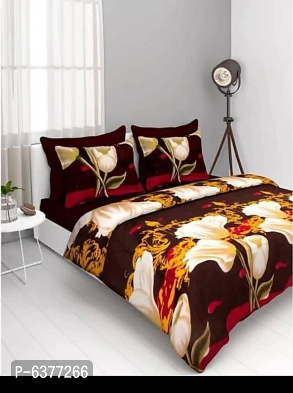3D Bedsheet multipack 1 with 2 pillow cover - P-6377266, 9886446