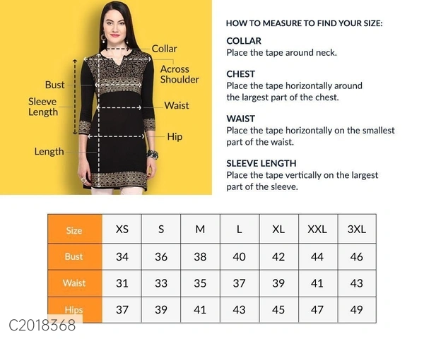 Trendy Printed American Creape Casual Kurtis With Jacket - 9886446, S, C2018368