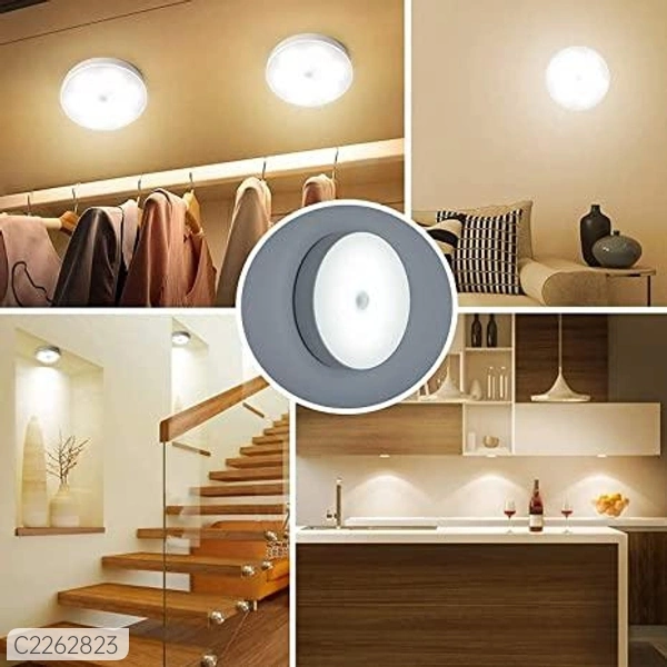 Wireless Wall Light-Motion Sensor Light, USB Charging LED Nightlight, Wireless Sensor Wall Light for Hallway, Wardrobe, Basement with Strong Magnetism and Touch Sensor - 9886446, C2262823