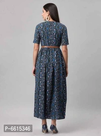 Stylish Rayon Printed Dresses For Women - P-6615346, 9886446, L