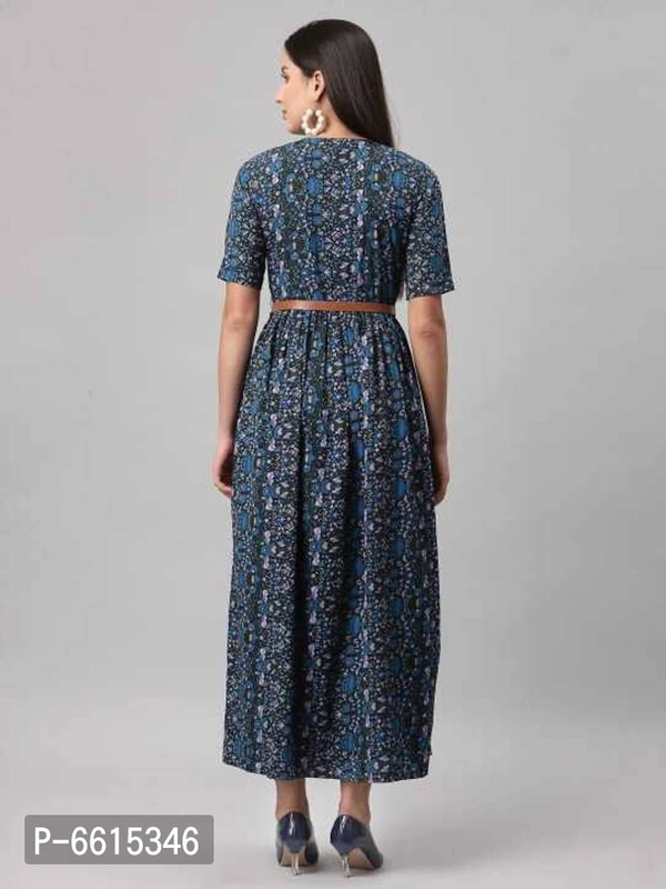Stylish Rayon Printed Dresses For Women - P-6615346, 9886446, L