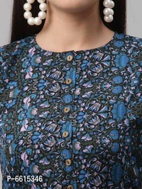 Stylish Rayon Printed Dresses For Women - P-6615346, 9886446, L