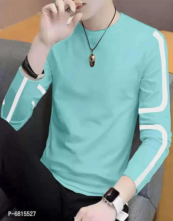 Trendy Polyester Sports Wear Regular Fit Round Neck T-Shirt For Men - P-6815527, 9886446, L