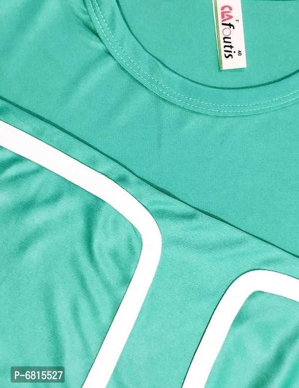 Trendy Polyester Sports Wear Regular Fit Round Neck T-Shirt For Men - P-6815527, 9886446, XL